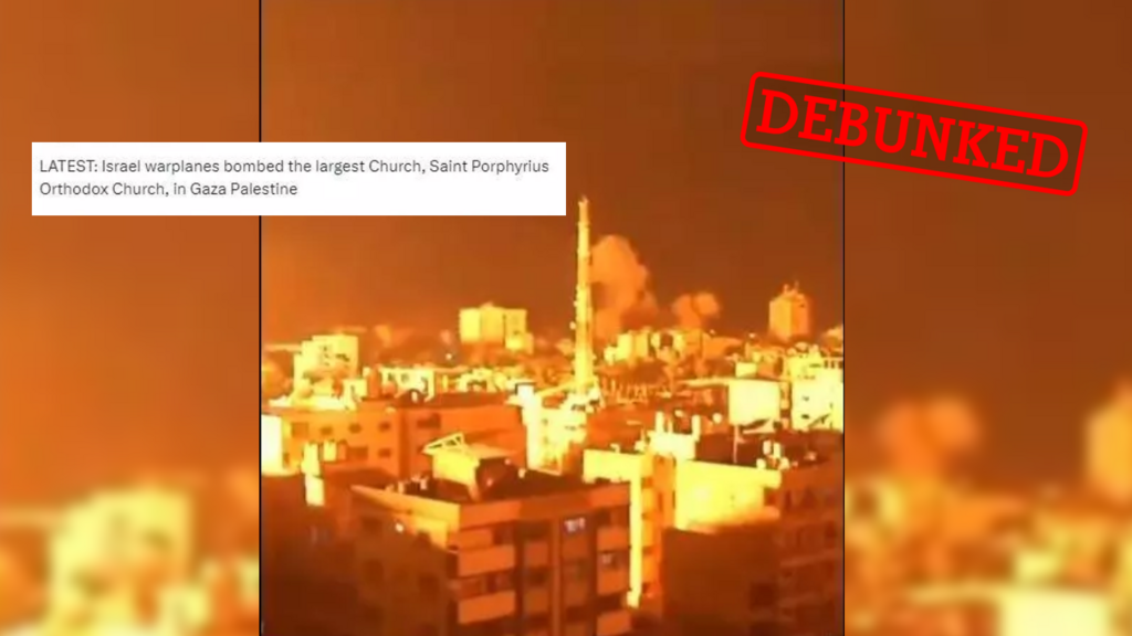 This historic Orthodox church in Gaza was not destroyed by bombardments